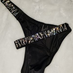 Victoria's secret Brazilian shine strap panty animal shine